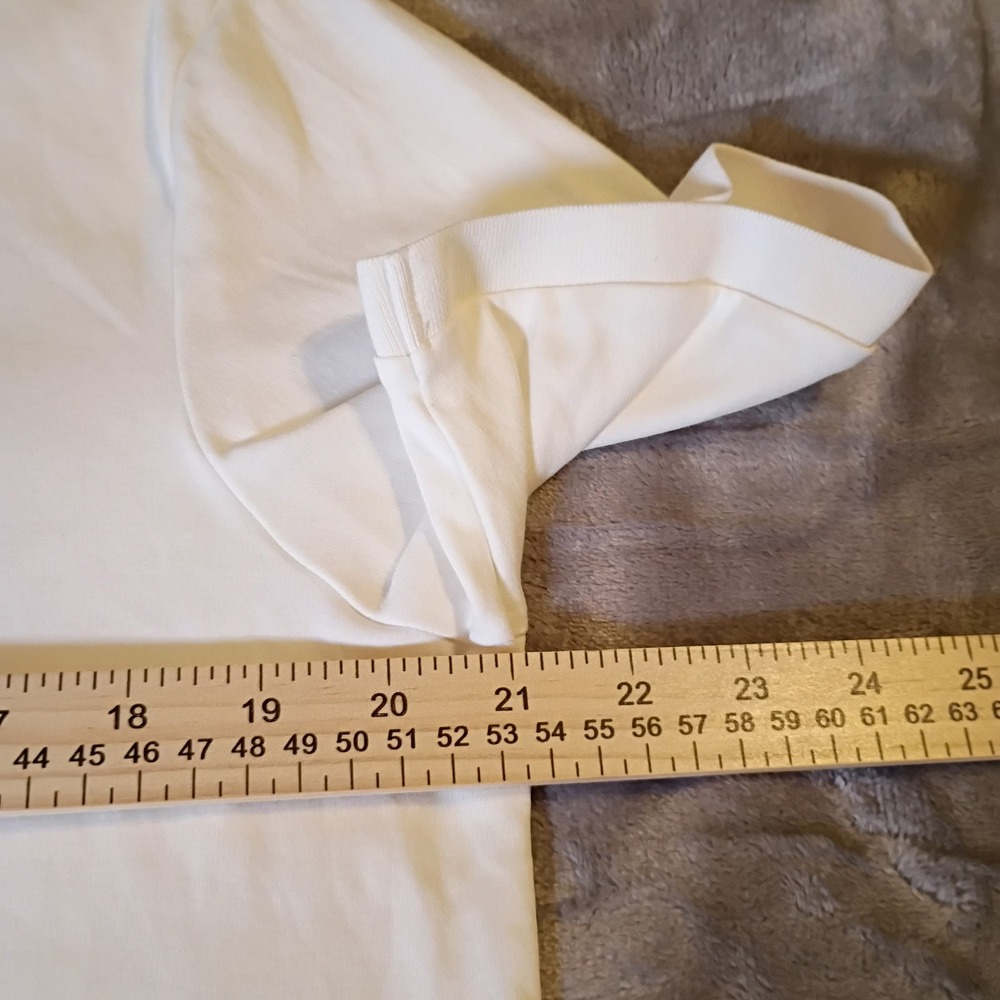 Polo Ralph Lauren Mens Classic Fit White Short Sleeve Polo Medium Flesh Pony - Picture 7 of 8